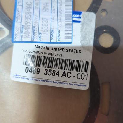Genuine Sealing Gasket - Jeep Cherokee / Wrangler | K04893584AC