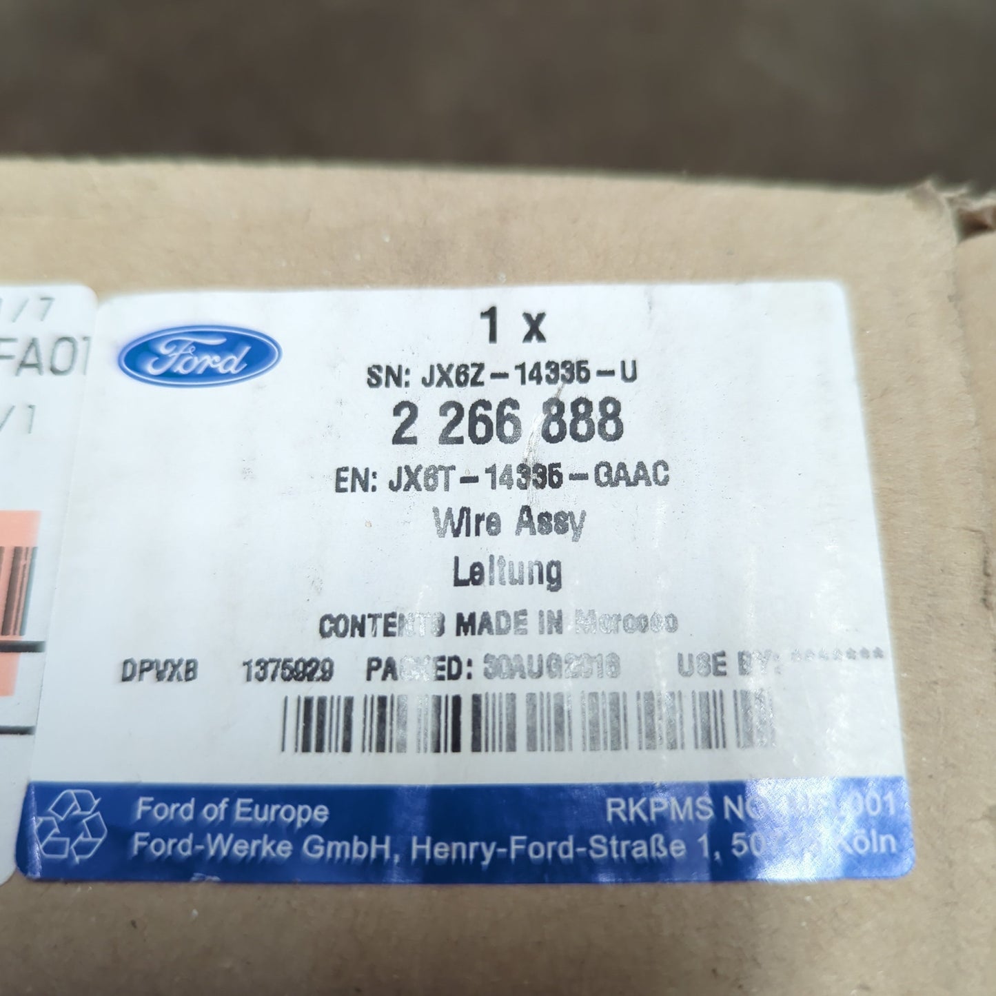 Genuine Roof Wire Assembly - Ford Focus CGE 2018 | 2266888