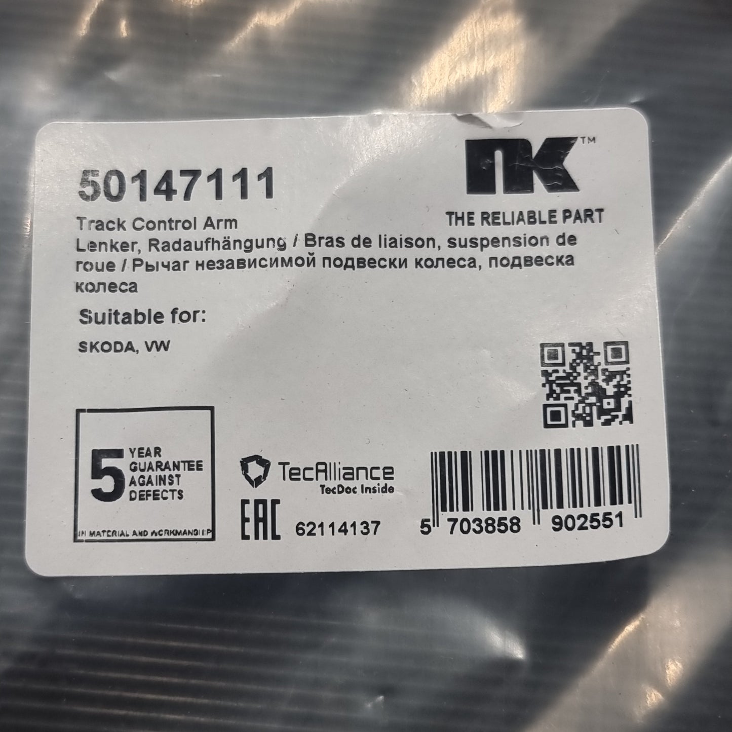 NK Steering Arm | 0147111