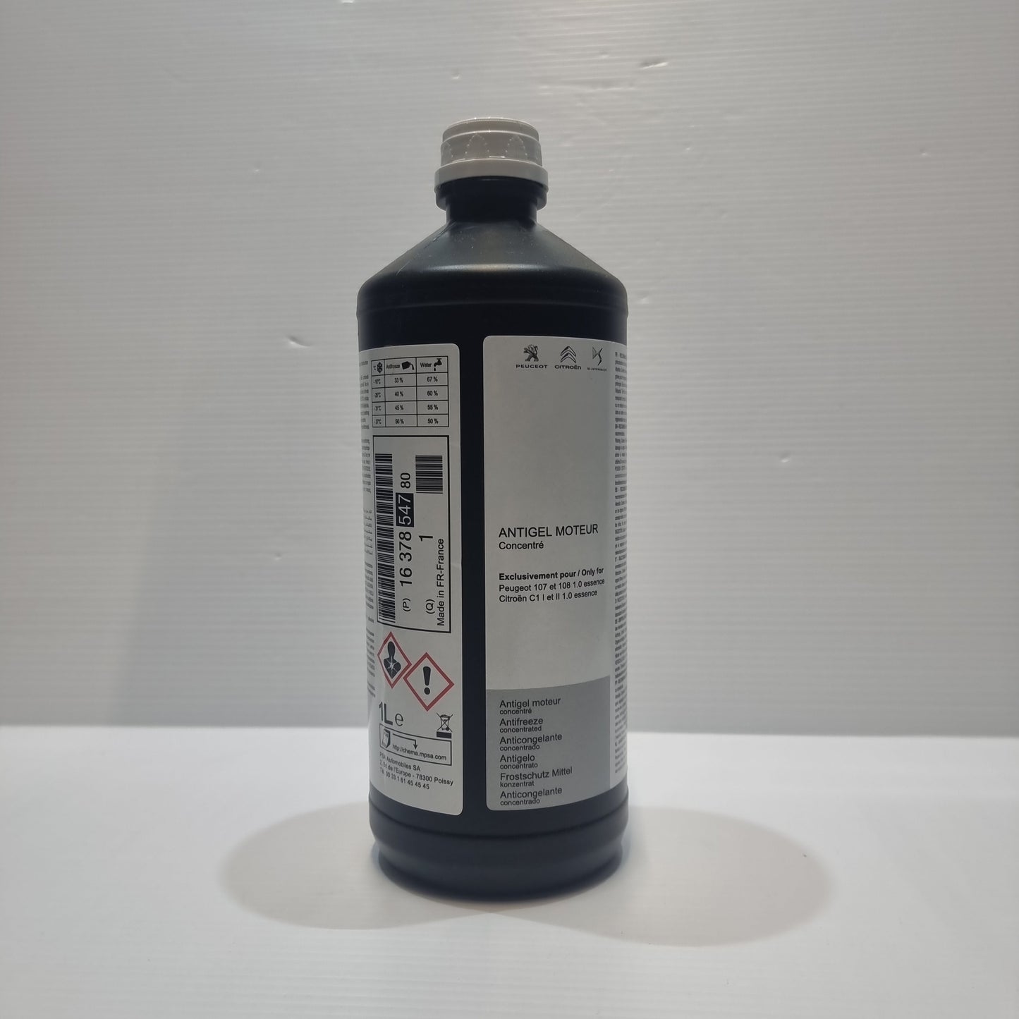 Genuine Antifreeze Concentrate 1L - Peugeot 107 / Citroen C1 | 1637854780