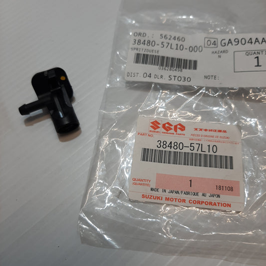 1x Genuine Washer Nozzle - Suzuki | 38480-57L10-000