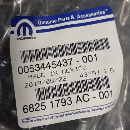 Genuine Rear Door Upper Weatherstrip - Jeep Compass 2019-2022 | K68251793AC