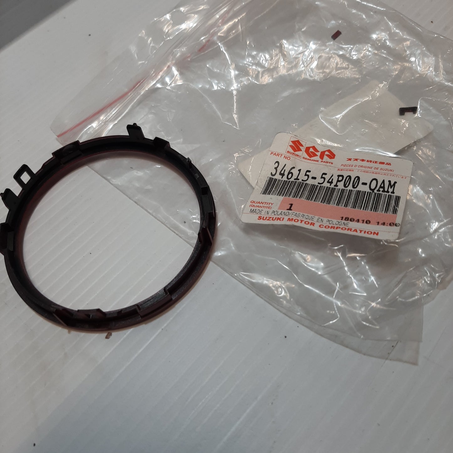 Genuine Red Clock Bezel - Suzuki | 34615-54P00-QAM