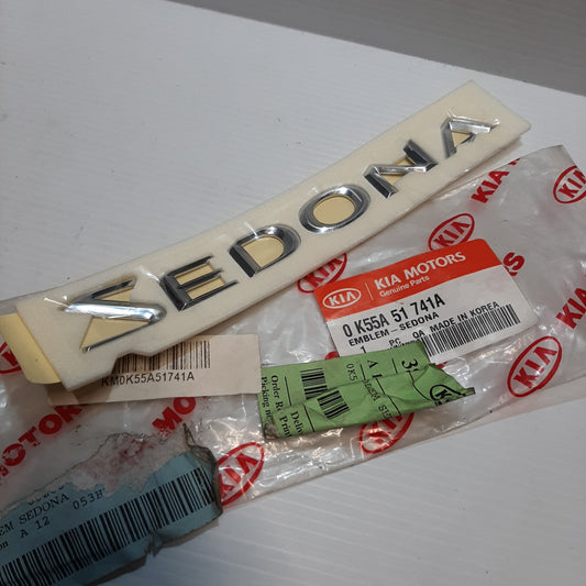 Genuine Rear Emblem - Kia Sedona | 0K55A51741A