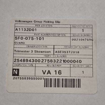 Genuine Rear Mudguards - Seat Leon 2013-2020 | 5F0075101
