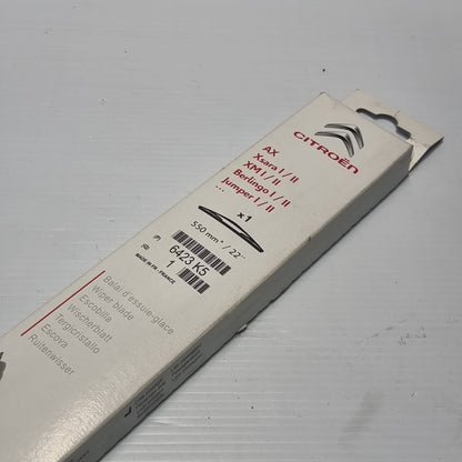 Genuine 22" Wiper Blade - Citroen AX / Xsara / Berlingo / Jumper | 6423K5