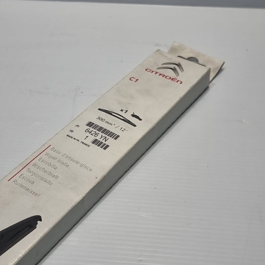 1x Genuine Rear Wiper Blade - Citroen C1 / Peugeot 107 | 6426YN