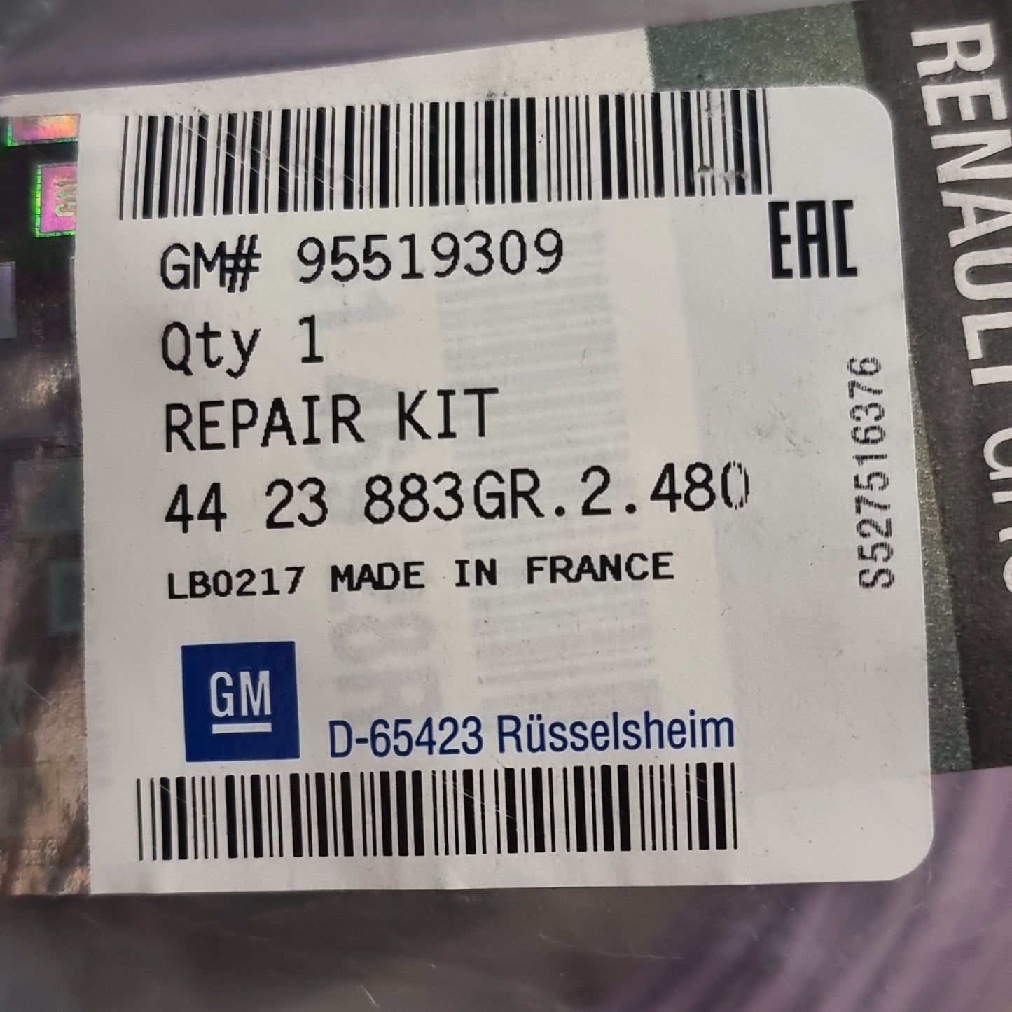 Genuine Fog Lamp Wiring Harness Repair Kit - Vauxhall Vivaro B | 95519309