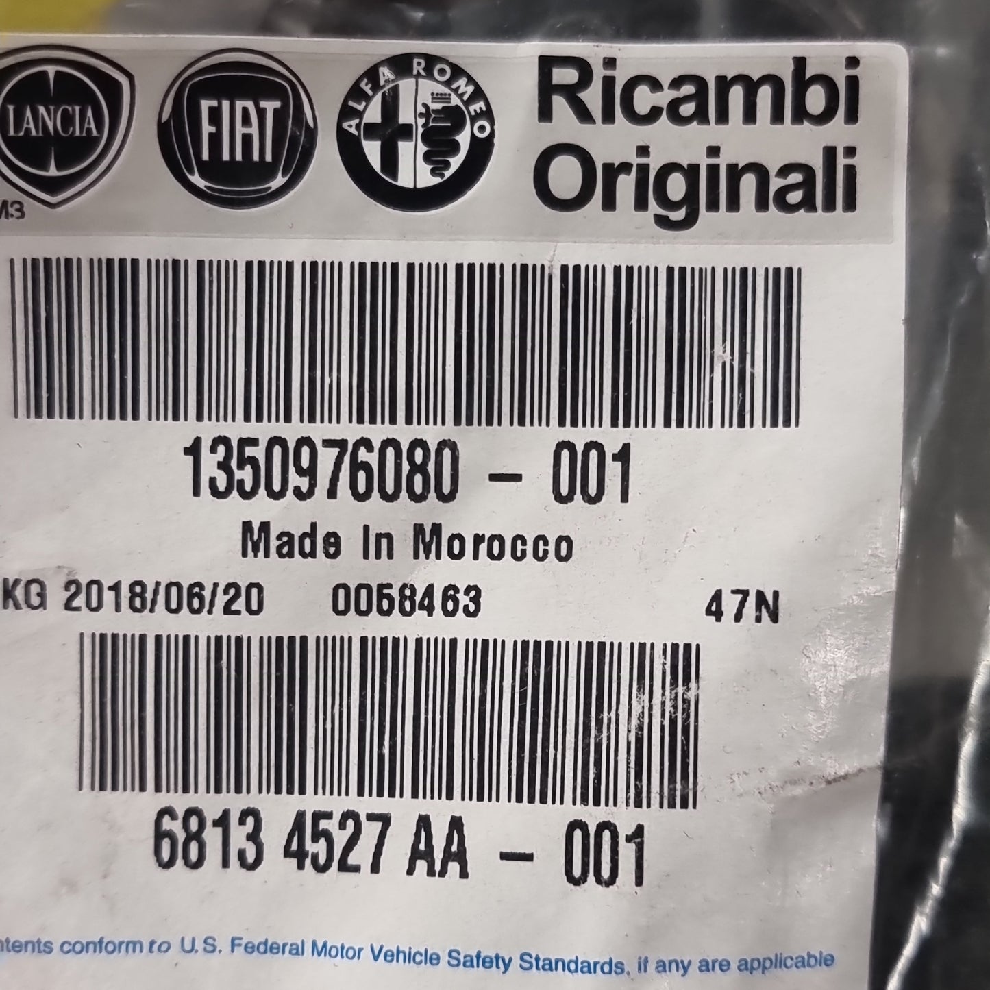 Genuine Side Rear Lights Cable Harness - Fiat Ducato | 1350976080