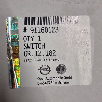 Genuine Windscreen Wiper Stalk Switch - Vauxhall Vivaro | 91160123