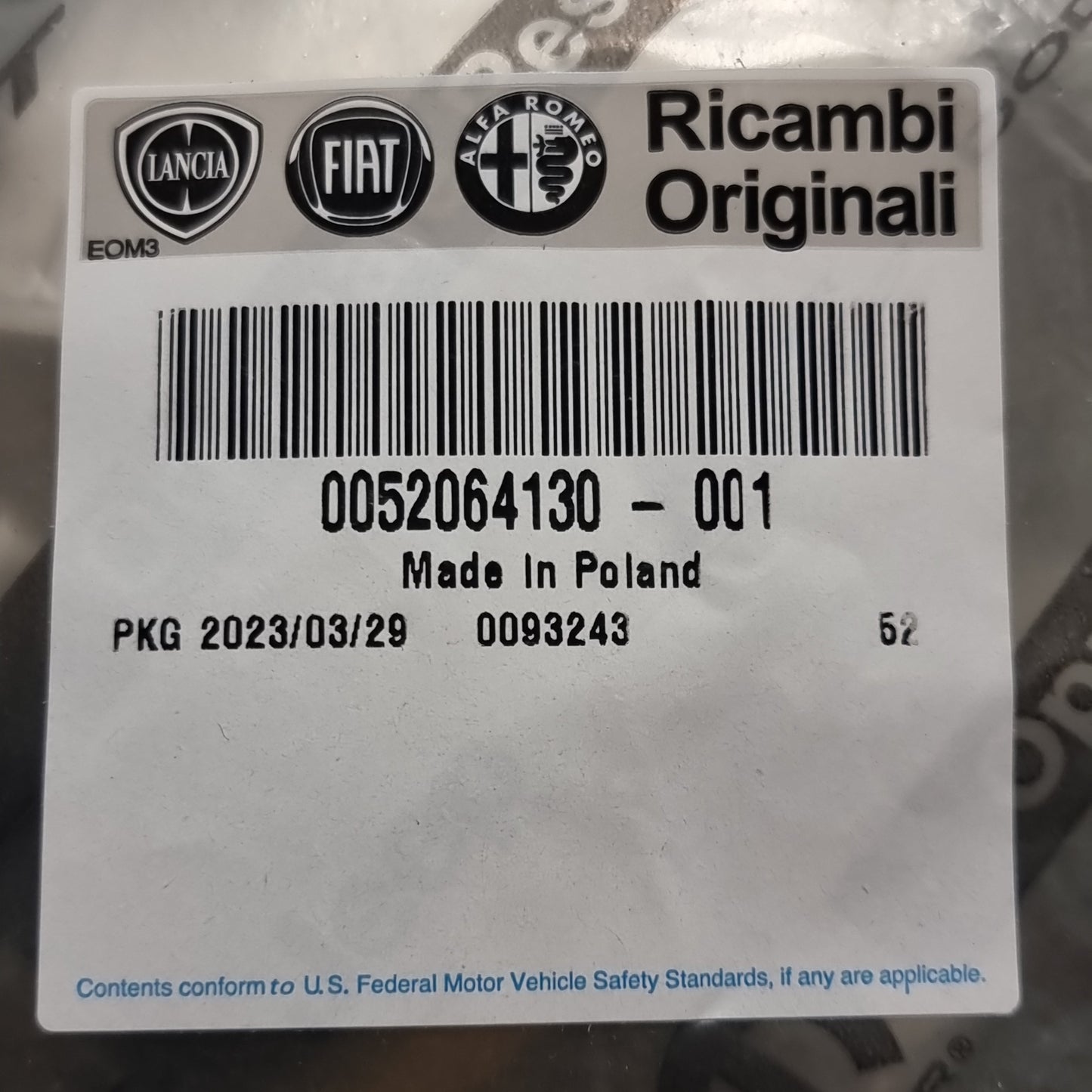 Genuine Fiat Cable Harness | 52064130