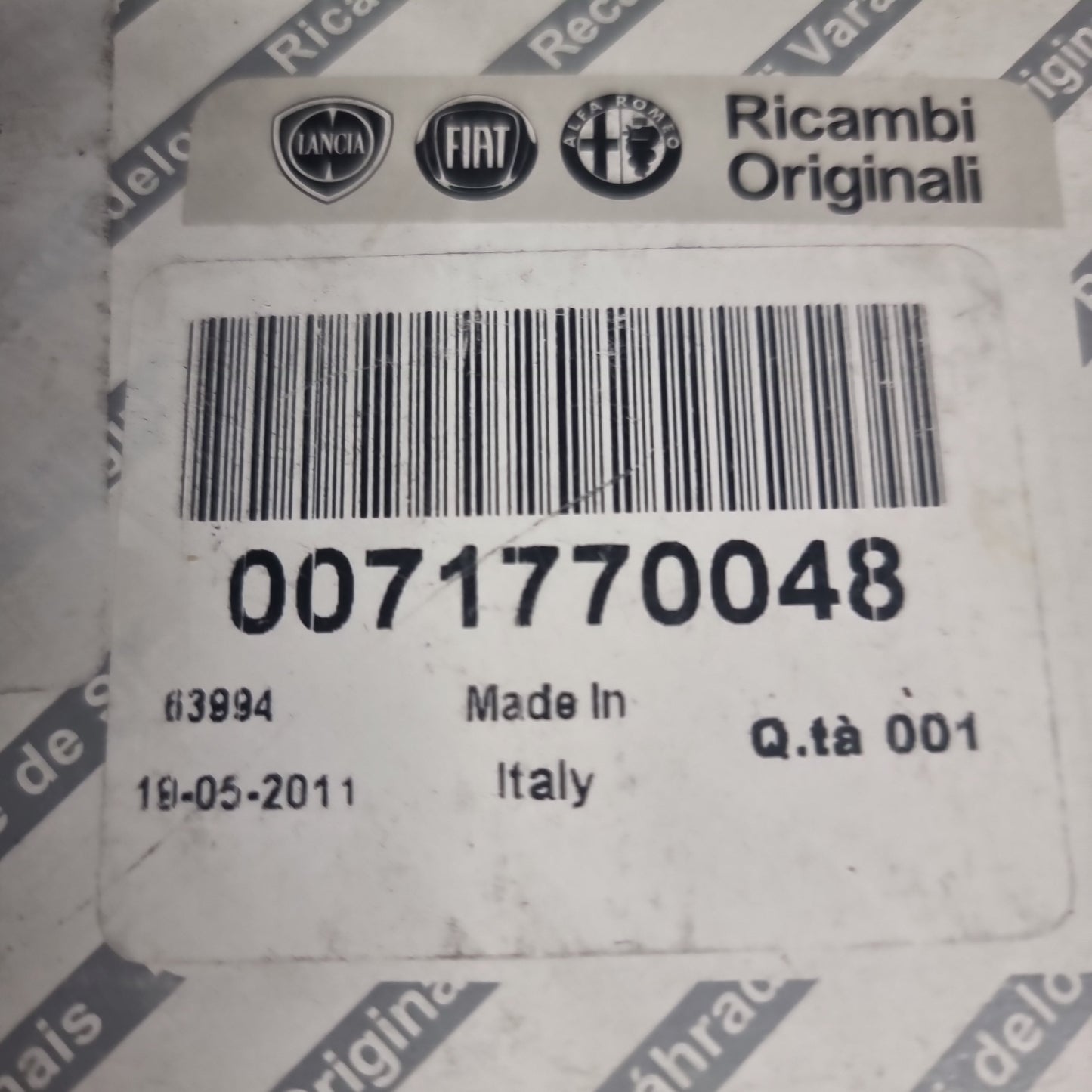 Genuine Front Brake Pad Set - Fiat Scudo | 71770048