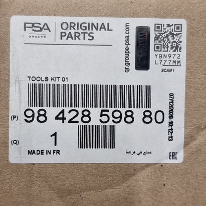 Genuine Spare Wheel Tools - Peugeot / Citroen | 9842859880