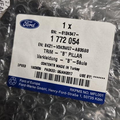 Genuine Left B Pillar Trim - Ford Transit 2012-2018 | 1772054