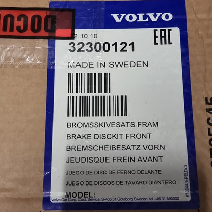 1x Genuine Front Brake Disc - Volvo | 32300121