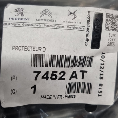 Genuine Right Bumper Rubber Boot - Peugeot 407 | 7452AT