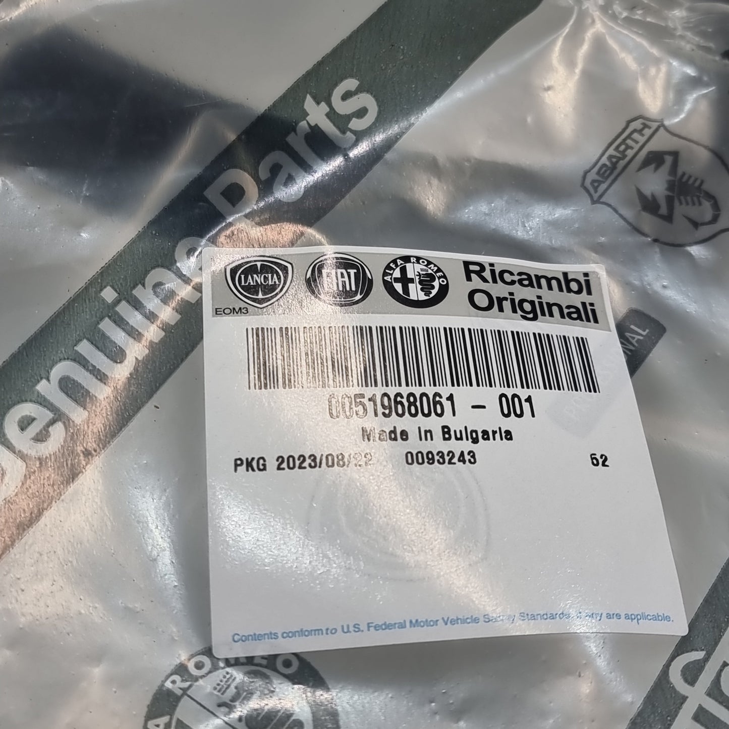 Genuine Door Seal - Fiat | 51968061