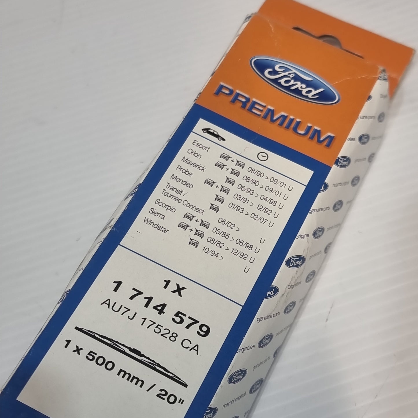 1x Genuine 20" / 500mm Wiper Blade - Ford Mondeo / Escort | 1714579