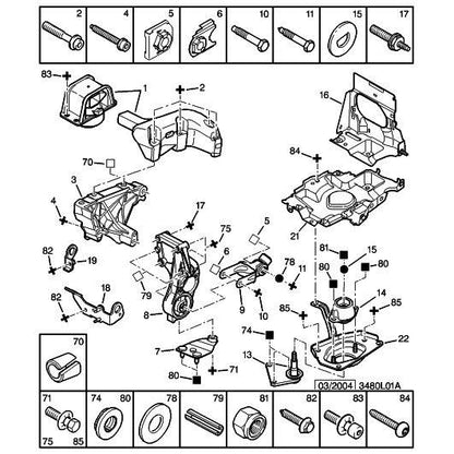 Engine Mounting Bracket - Citroen C4 2008-2010 Petrol | 1839G0