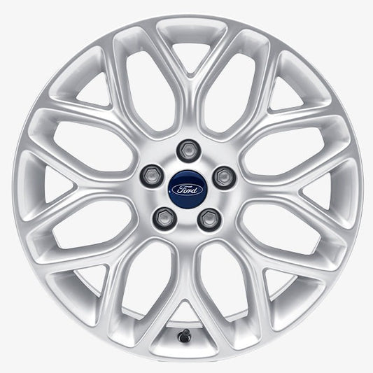 Genuine 18" Alloy Wheel 8 X 2 Spoke Y Design - Silver - Ford Focus | 2237365