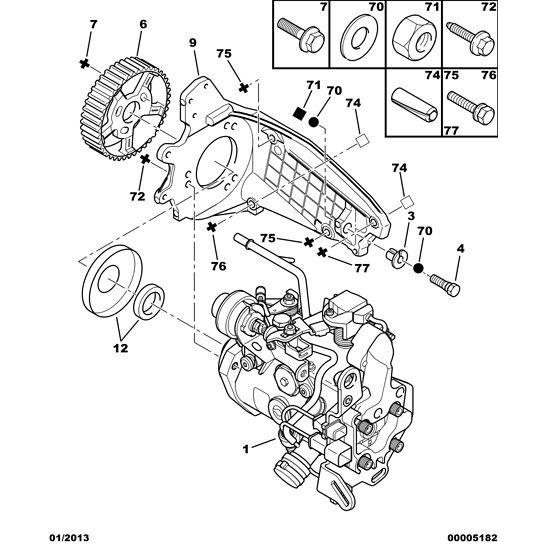 Diesel Injection Pump Pinion - Citroen Dispatch 1994-2006 | 193037