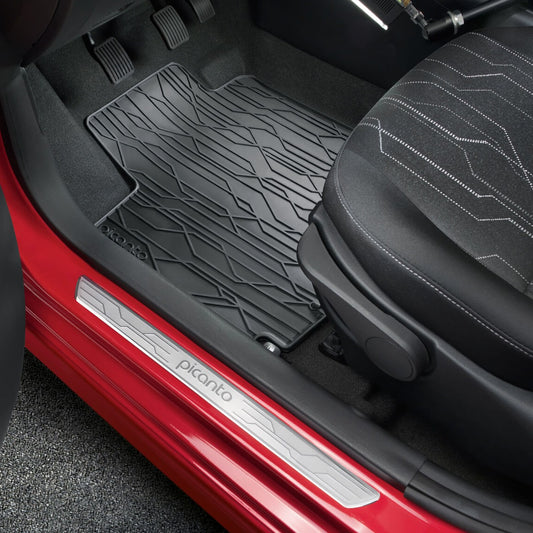 Genuine Rubber Mats - Kia Picanto 2011-2016 | 1Y131Ade10