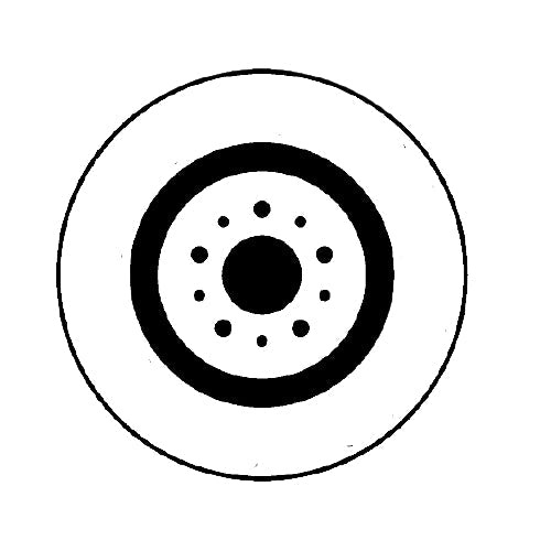 1x Genuine Front Brake Disc - Nissan Qashqai 2021-2024 | 402066RN0A