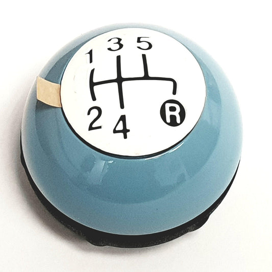 Gear Knob, 5 Speed, Baby Blue - Fiat 500 | 46315303
