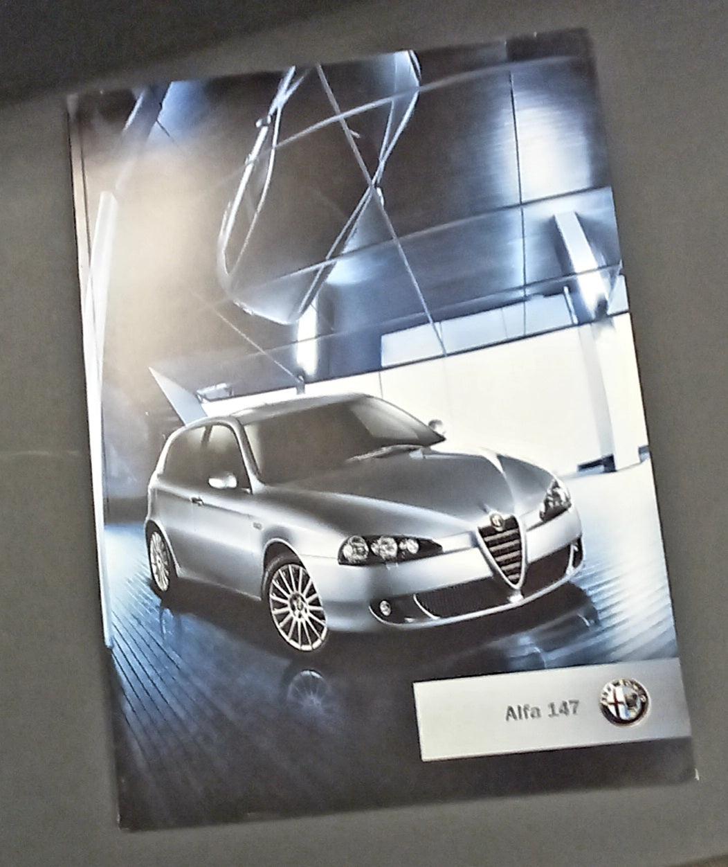 Genuine Alfa Romeo 147 Facelift Brochure