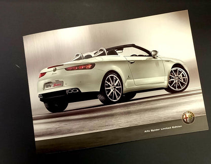 Genuine Alfa Romeo Spider Limited Edition Brochure