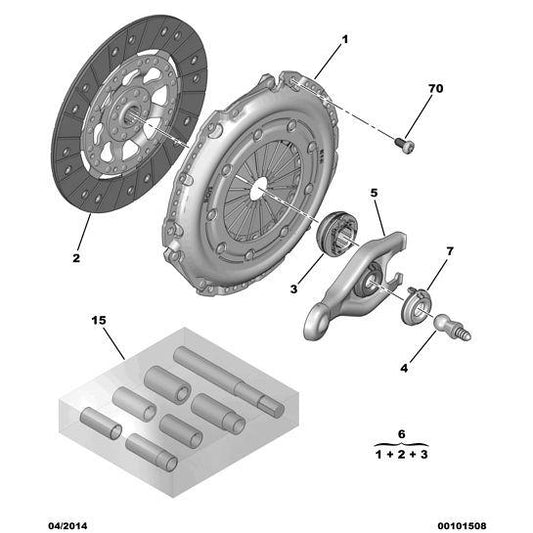Engine Clutch Fork - Citroen Dispatch 1994-2006 Diesel | 211766