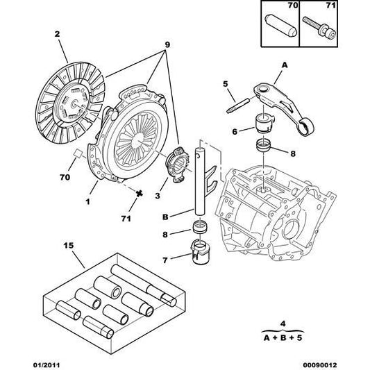 Clutch Control Protector - Citroen Xsara 2000-2004 Petrol | 217556