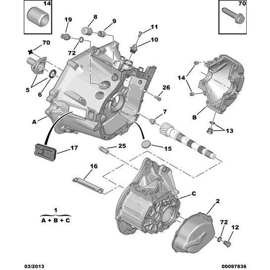 Gear-Box Breather Protector - Citroen Dispatch 1994-2006 Diesel | 221816