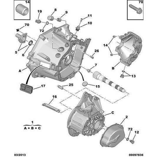 Reversing Lamps Switch - Citroen Dispatch 1994-2006 Diesel | 225759