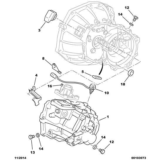 Genuine Peugeot Reversing Lamps Switch - Citroen C1 2005-2009 Diesel | 225754 | 225754