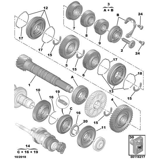 Manual Gear-Box Selector Fork - Citroen C5 2008-2021 Diesel | 232614