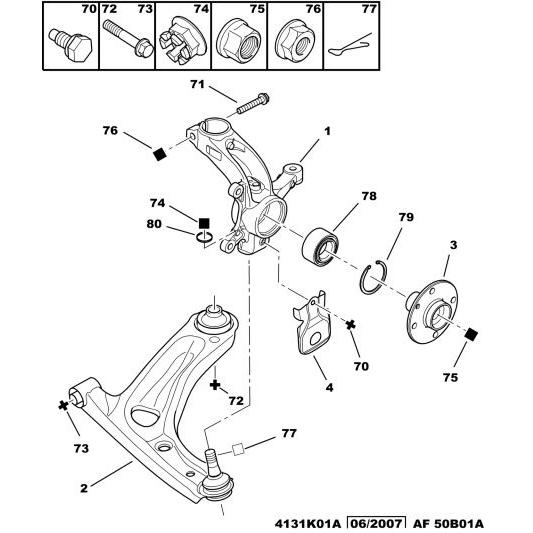 Ball-Joint Protector - Citroen C1 2005-2009 Petrol | 362321