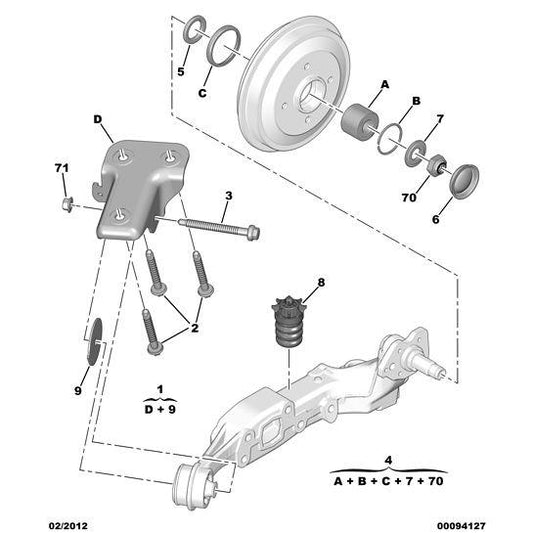Citroen C3 2002-2005 Petrol Wheel Hub Plug | 374019