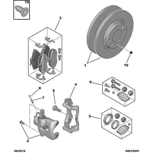 Brake Pad Kit Front - Citroen C3 2002-2005 Petrol | 425345