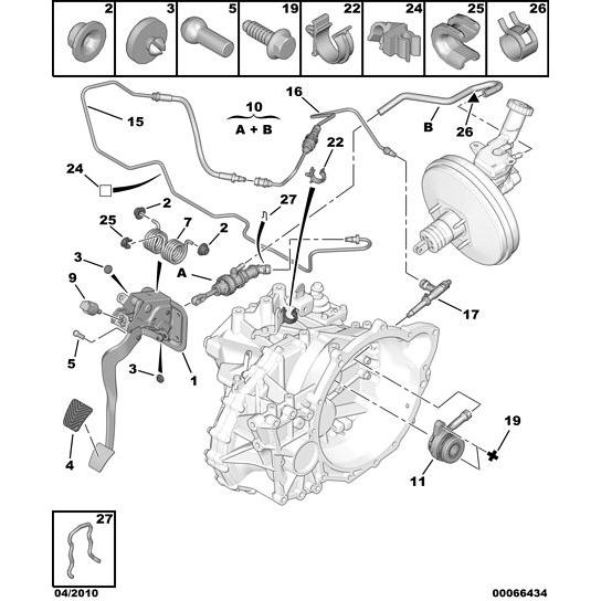 Pedal Cover - Citroen C-Crosser 2007-2012 Diesel | 450433
