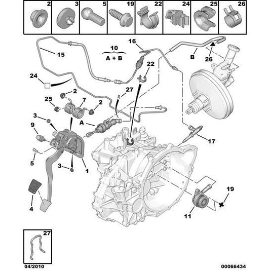 Pedal Cover - Citroen C-Crosser 2007-2012 Diesel | 450433
