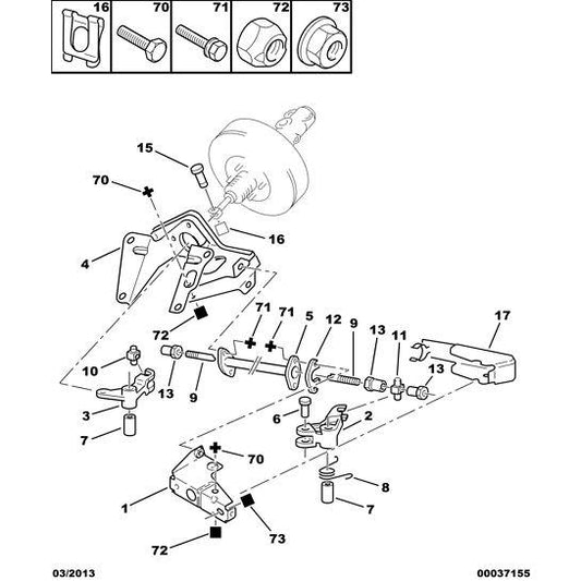 Return Spring - Citroen C8 2002-2008 Petrol | 452223