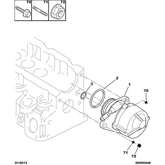 Steering O-Ring Seal - Citroen Berlingo 2008-2012 Diesel | 455605