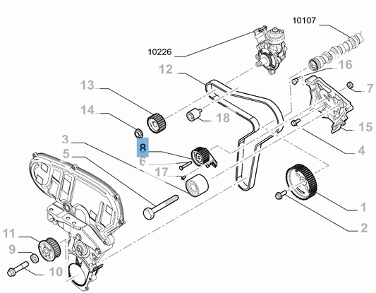 Genuine Fiat Belt Stretcher | 46341602