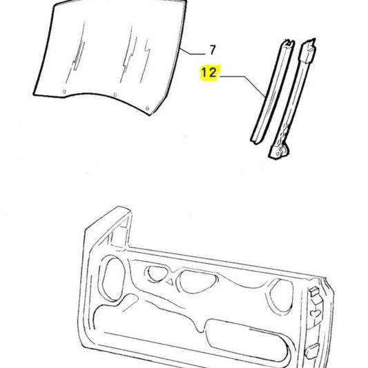 Door Window Seal - Fiat Punto Cabrio | 46720857