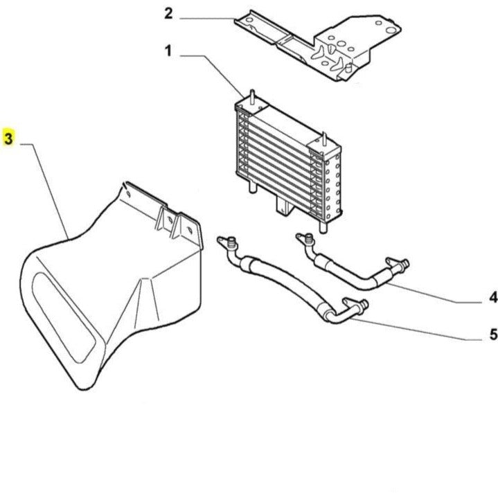 Oil Cooler Air Scoop - Alfa Romeo 147 GTA | 46835955
