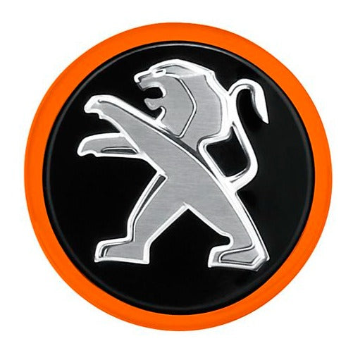 Downtown Orange Alloy Wheel Centre Caps - Peugeot 2008 | 1610820480