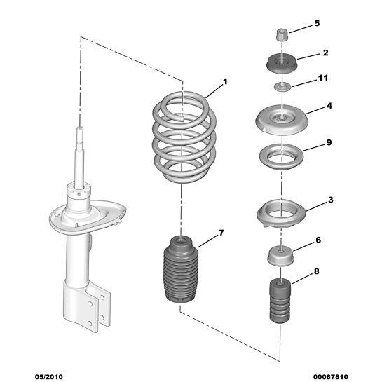 Shock Absorber Control Cup - Citroen Berlingo 2008-2012 Petrol | 5033F7