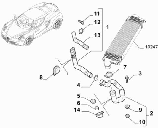 Genuine Fiat Flex Sleeve | 50526350