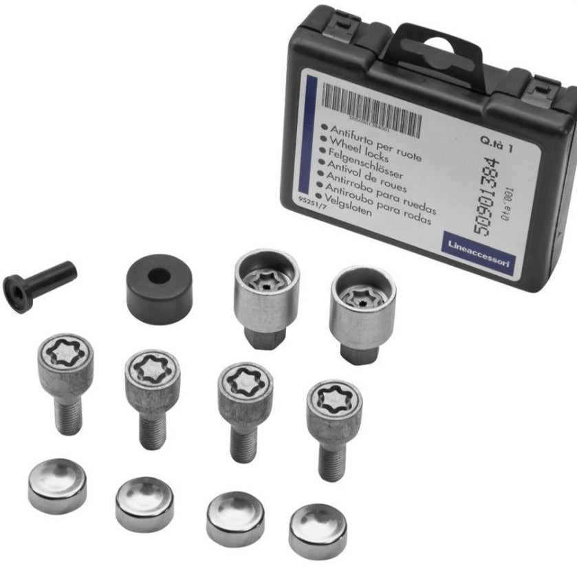 Locking Wheel Bolt Set - Fiat 500 /Tipo /Abarth /Lancia | 50901739